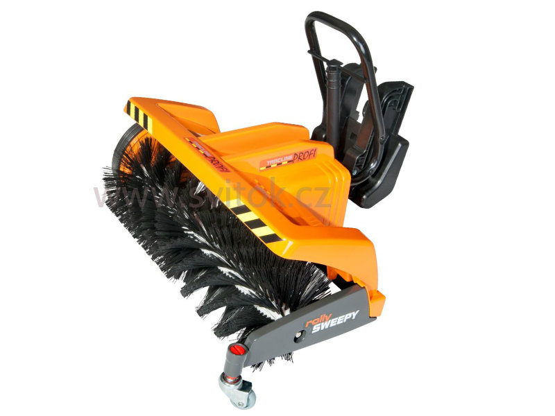 Rolly toys oranžový zametač Sweepy pro traktory JD 